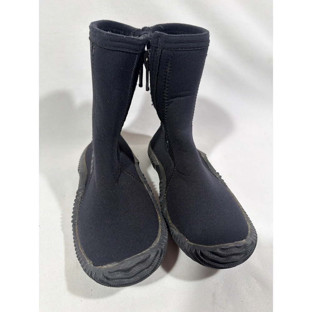 Deep Sea Neoprene Dive Boots Womens L5 Black Scuba Snorkel Surf Watersport